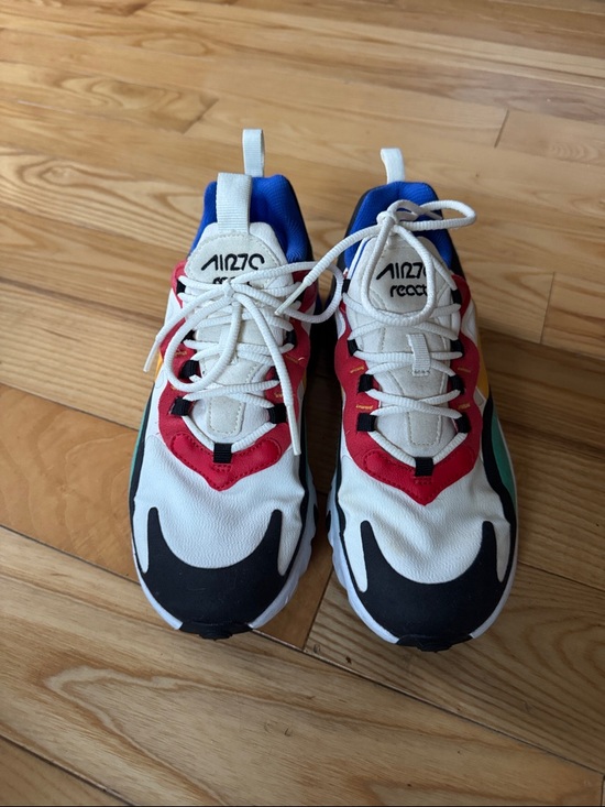 Nike Shoes - Nike Women’s air70 React Sneakers in White, Black, Red, Blue, Green